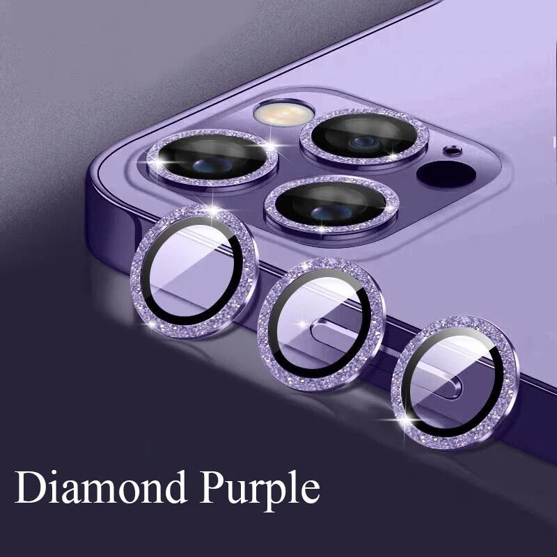 [3-piece] Camera Lens Protective Film for iPhone 16 15 14 13 12 Pro Max Back Lens Cover, Ultra High Definition Camera Lens Protector