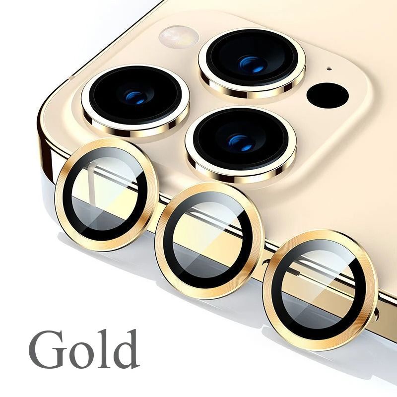 [3-piece] Camera Lens Protective Film for iPhone 16 15 14 13 12 Pro Max Back Lens Cover, Ultra High Definition Camera Lens Protector