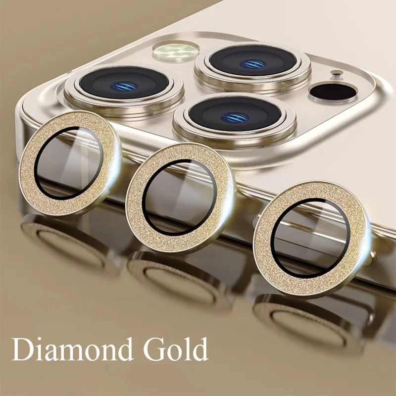 [3-piece] Camera Lens Protective Film for iPhone 16 15 14 13 12 Pro Max Back Lens Cover, Ultra High Definition Camera Lens Protector