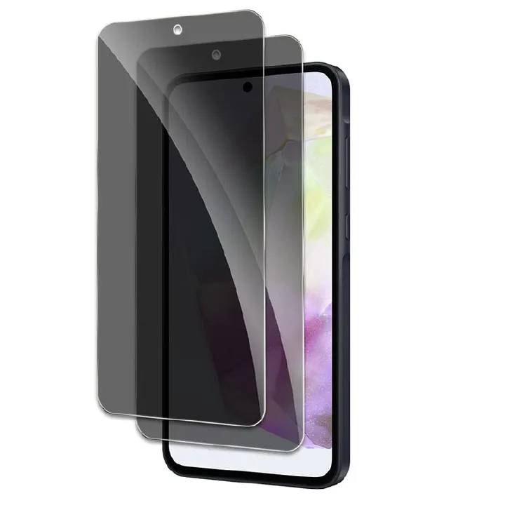 2-Piece Privacy Screen Protector for Samsung Galaxy A57 A37 A17 A07 A56 A36 A55 A35 [Anti Spy Tempered Glass] Ultra High Definition Protective Film