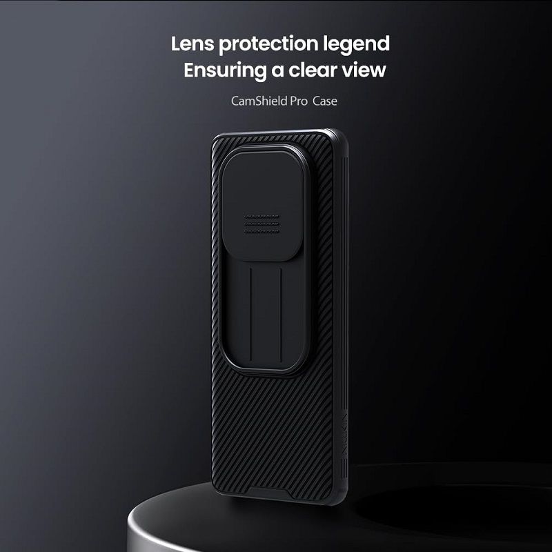 Nillkin-Protective Case With Camera The Lens Sliding Cover for Xiaomi Redmi Note 14 Pro+/Plus 5G, Hard PC TPU Ultra-Thin Scratch Resistant Phone Case