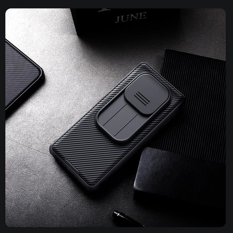 Nillkin-Protective Case With Camera The Lens Sliding Cover for Xiaomi Redmi Note 14 Pro+/Plus 5G, Hard PC TPU Ultra-Thin Scratch Resistant Phone Case