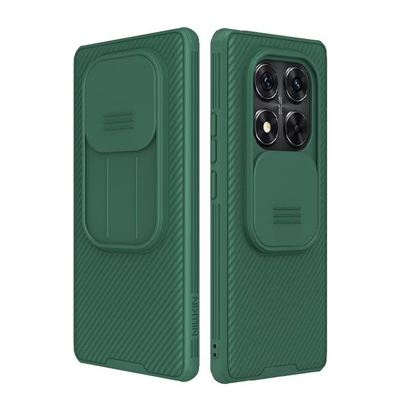 Nillkin-Protective Case With Camera The Lens Sliding Cover for Xiaomi Redmi Note 14 Pro+/Plus 5G, Hard PC TPU Ultra-Thin Scratch Resistant Phone Case