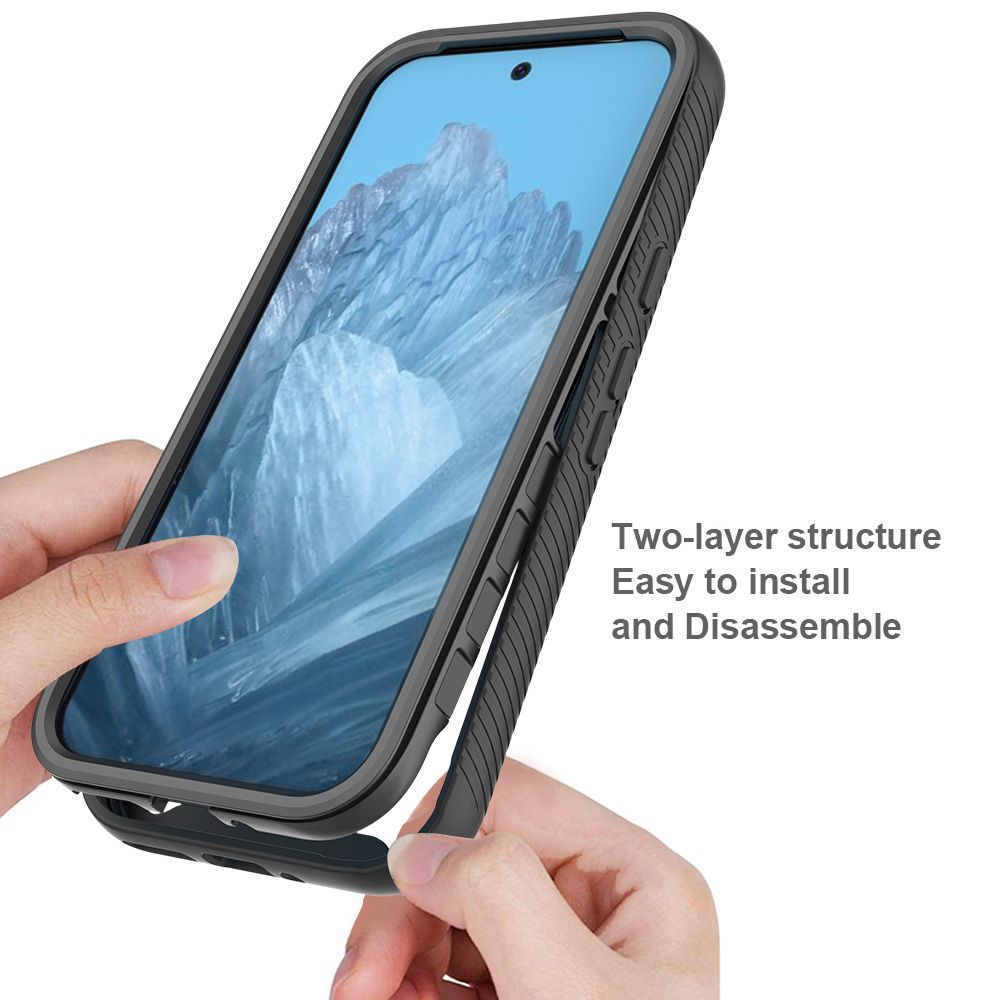 Cover for Google Pixel 9 Pro 9 Pro XL 8a 8 Pro 7a 7 Pro 6A 6 Pro 2 in 1 Soft Hard Combination Fall Prevention Phone Case