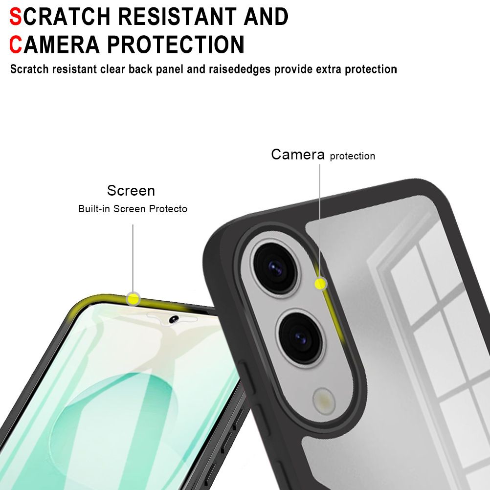 360 Full Protection Case for Samsung Galaxy A17 A07 A56 A36 A26 A16 S25 Edge S25 Plus S25 FE S24 S23 Ultra S24 FE S23 Cover Built-in Screen Protector