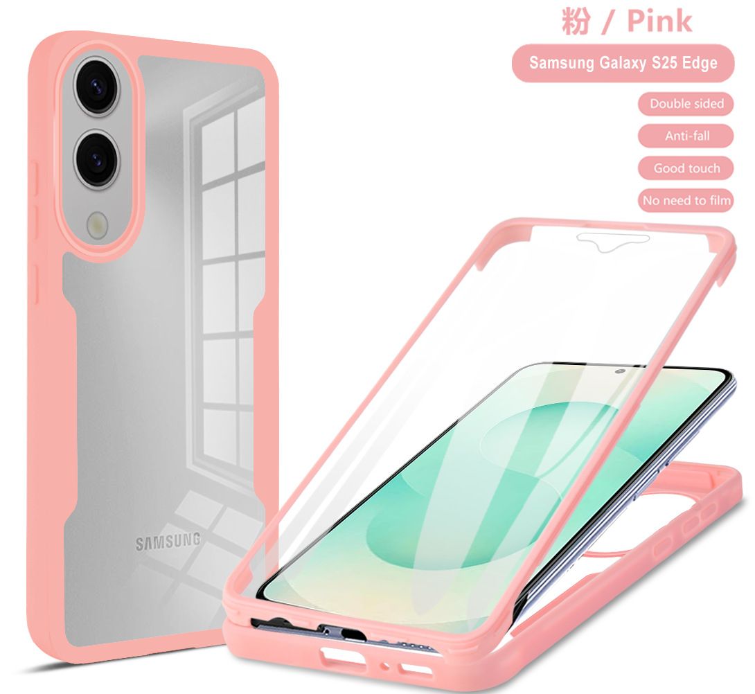 360 Full Protection Case for Samsung Galaxy A17 A07 A56 A36 A26 A16 S25 Edge S25 Plus S25 FE S24 S23 Ultra S24 FE S23 Cover Built-in Screen Protector