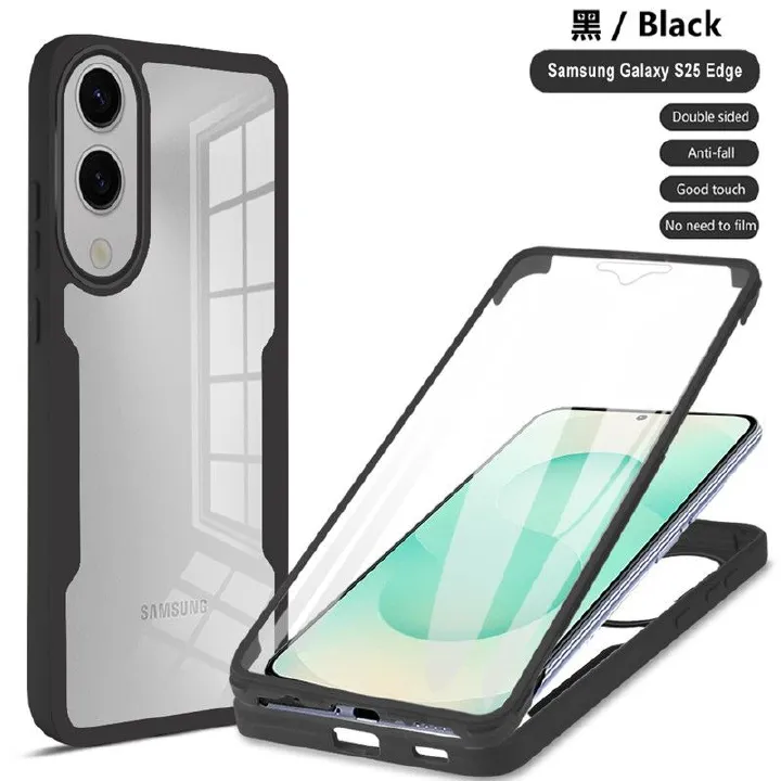 360 Full Protection Case for Samsung Galaxy A17 A07 A56 A36 A26 A16 S25 Edge S25 Plus S25 FE S24 S23 Ultra S24 FE S23 Cover Built-in Screen Protector