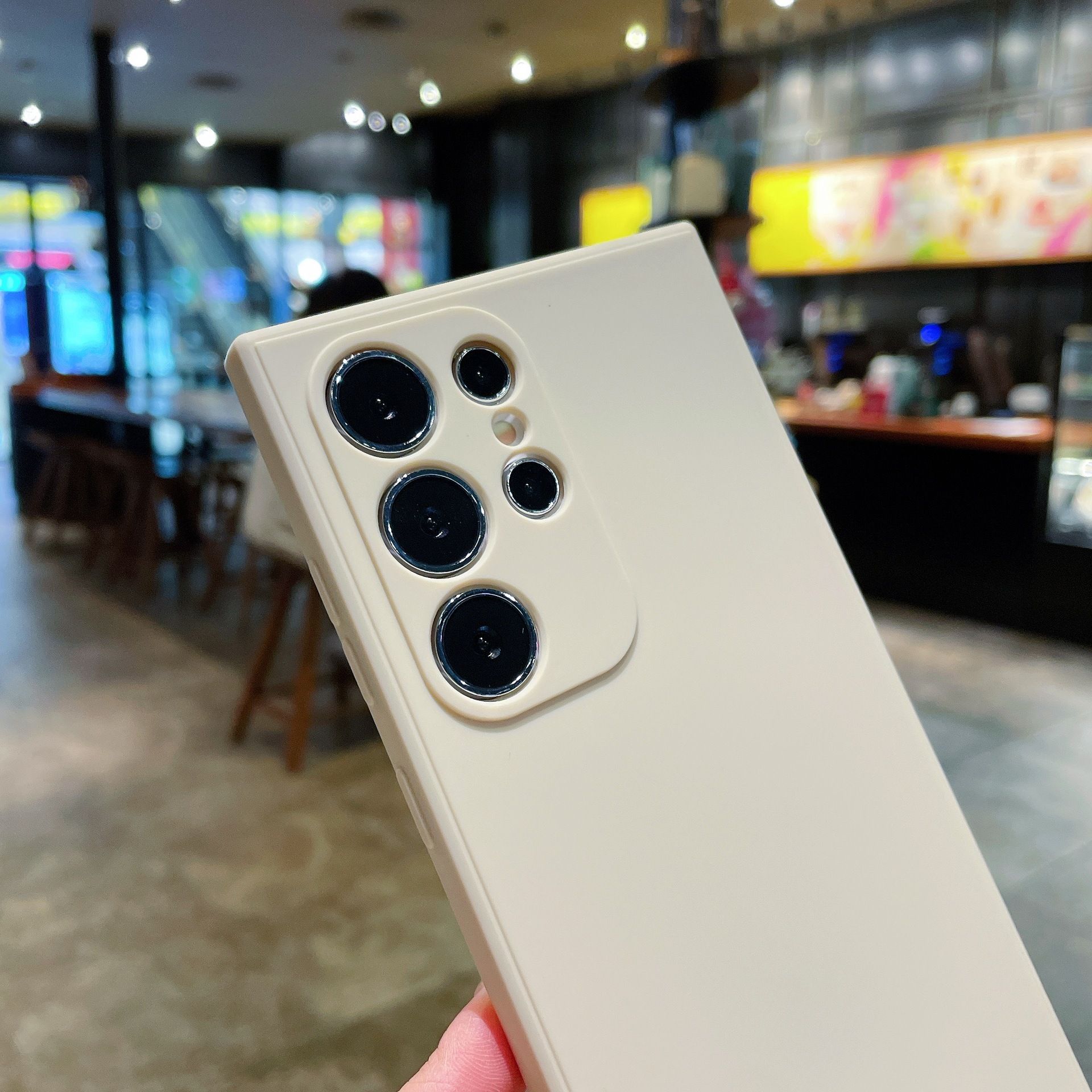 Rubik's Cube Silicone Mobile Phone Case for Samsung S25 Ultra S24 S23 S22 S21 S20 FE S8 S9 Plus Note 9 8 Fine Hole Frosted TPU Straight Edge Protective Cover