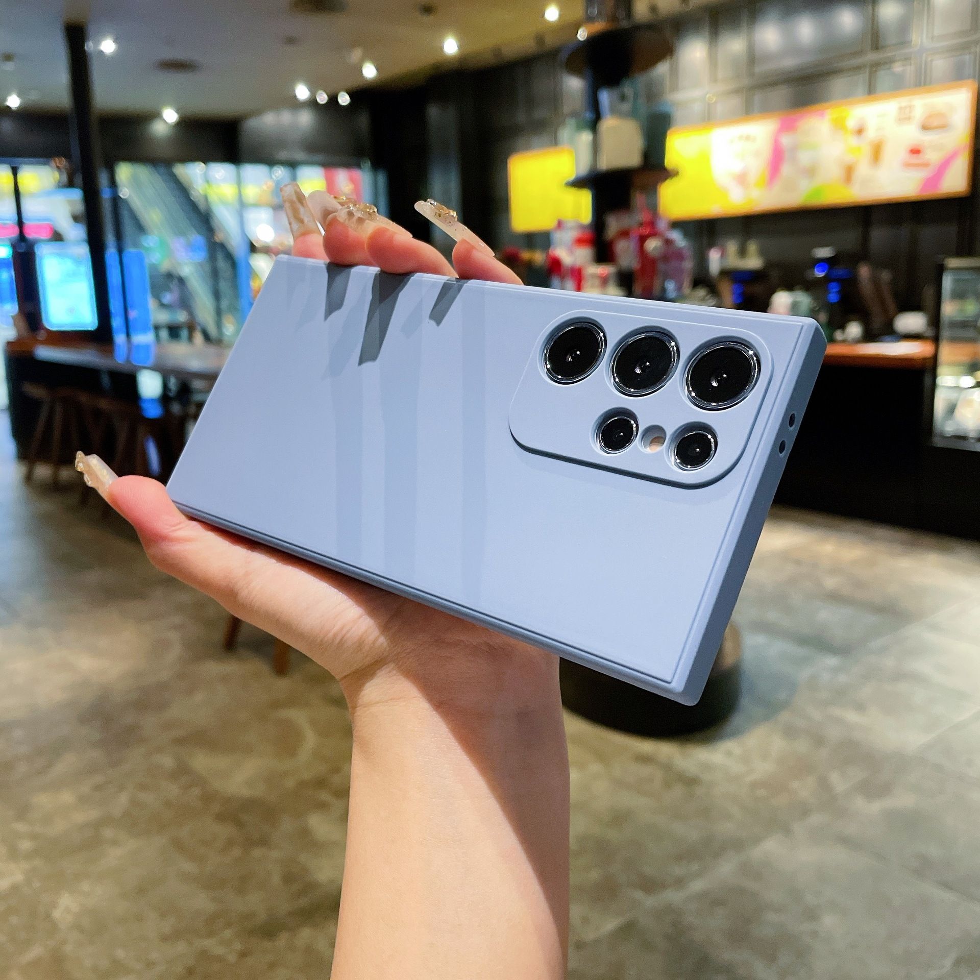 Rubik's Cube Silicone Mobile Phone Case for Samsung A56 A16 A36 A26 A06 A15 A25 A35 A55 A05S A04E A14 A24 A34 A54 A04 Fine Hole Frosted TPU Straight Edge Protective Cover