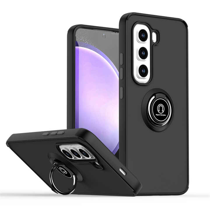 Case for Infinix Hot 50 Pro 50 Pro+ 50i 40i Note 40 Pro Shockproof Full Cover Transparent Matte TPU PC Phone Case with Ring Holder