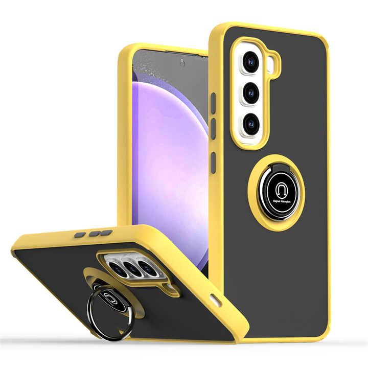 Case for Infinix Hot 50 Pro 50 Pro+ 50i 40i Note 40 Pro Shockproof Full Cover Transparent Matte TPU PC Phone Case with Ring Holder