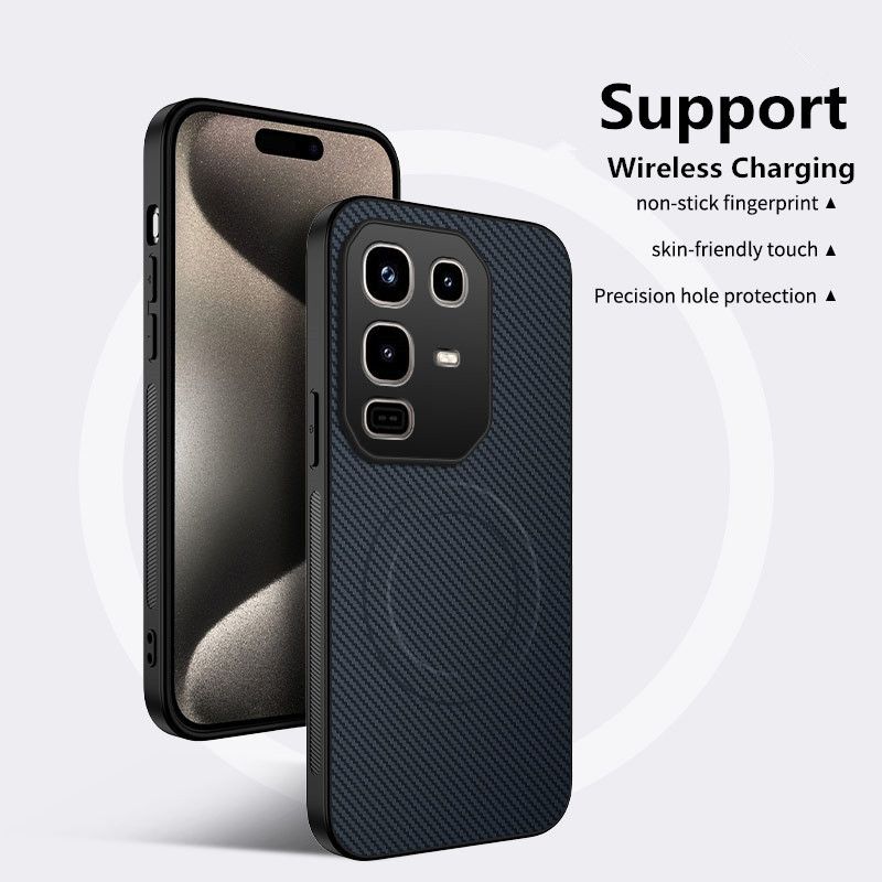 Casing Cover for Tecno Camon 40 Pro,Infinix Note 50 Pro Hot 50 Pro+ Plus Note 40 Pro 4G/5G Hot 40 Pro / Spark 20 Pro Phone Case Fiber Magnetic Suction Leather Pattern Protective Cover