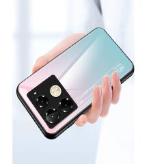 Luxury Gradient Color Phone Case for Infinix Note 50 Pro 4G,Hot 50 Pro Plus Smart 8 Hot 50i Itel S25 Ultra Tecno Camon 30S Pro Tempered Glass Sublimation Phone Case