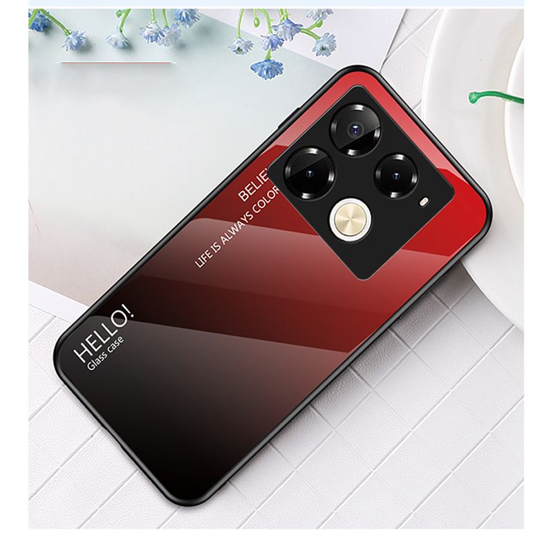 Luxury Gradient Color Phone Case for Infinix Note 50 Pro 4G,Hot 50 Pro Plus Smart 8 Hot 50i Itel S25 Ultra Tecno Camon 30S Pro Tempered Glass Sublimation Phone Case