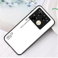 Luxury Gradient Color Phone Case for Infinix Note 50 Pro 4G,Hot 50 Pro Plus Smart 8 Hot 50i Itel S25 Ultra Tecno Camon 30S Pro Tempered Glass Sublimation Phone Case