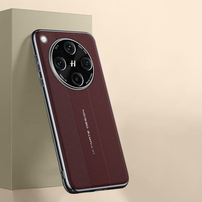 Leather Case for OPPO Find X8, Find X8 Pro Elegant PU Leather Phone Case with Camera Protection Shockproof Anti-Slip Stylish Texture Rugged Slim Phone Protective Cover Case