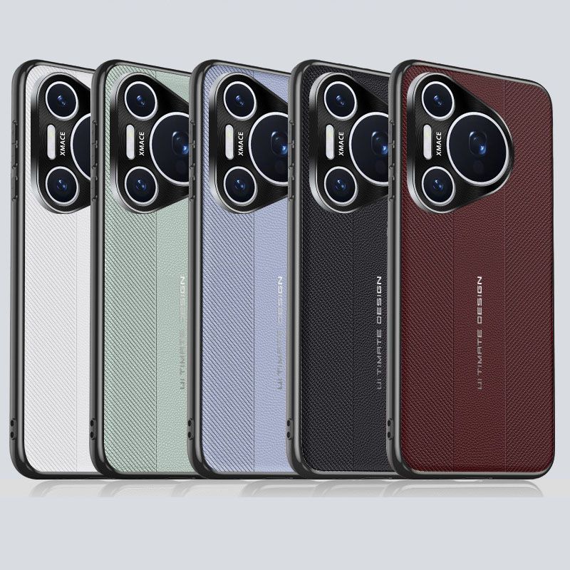 Leather Case for Huawei Pura 70 Pro Pura 70 Pro+ Pura 70 Ultra Elegant PU Leather Phone Case with Camera Protection Shockproof Anti-Slip Stylish Texture Rugged Slim Phone Protective Cover Case