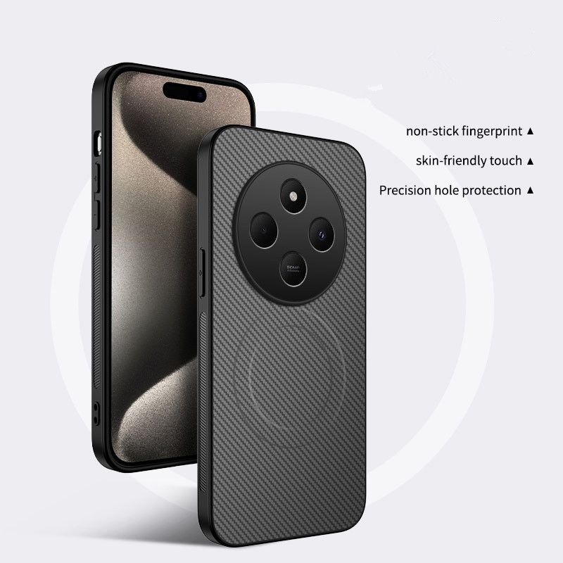 Casing Cover for Redmi 14C 13C A3 A4 A5 Note 14 Pro Poco F7 Ultra M7 X7 Pro Phone Case Fiber Magnetic Suction Leather Pattern Protective Cover