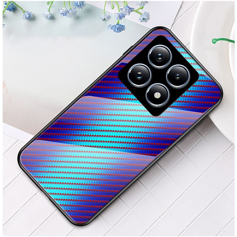 Luxury Gradient Color Phone Case for Redmi Note 14 Pro 4G 14 Pro Plus A5 A4 A3 14C 13C 13 Poco M6 F7 Ultra Note 13 Pro Plus Tempered Glass Sublimation Phone Case
