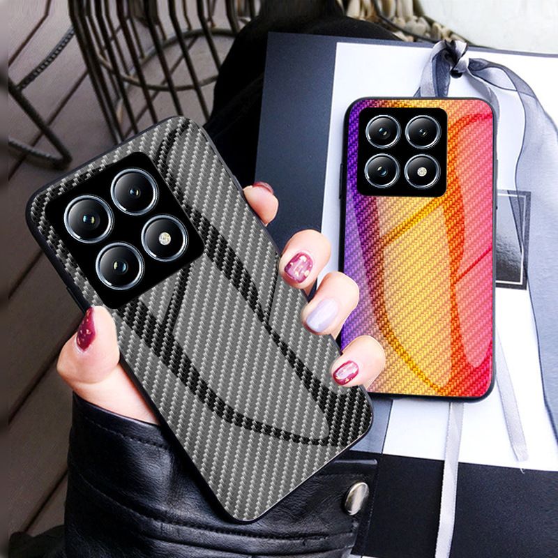 Luxury Gradient Color Phone Case for Redmi Note 14 Pro 4G 14 Pro Plus A5 A4 A3 14C 13C 13 Poco M6 F7 Ultra Note 13 Pro Plus Tempered Glass Sublimation Phone Case