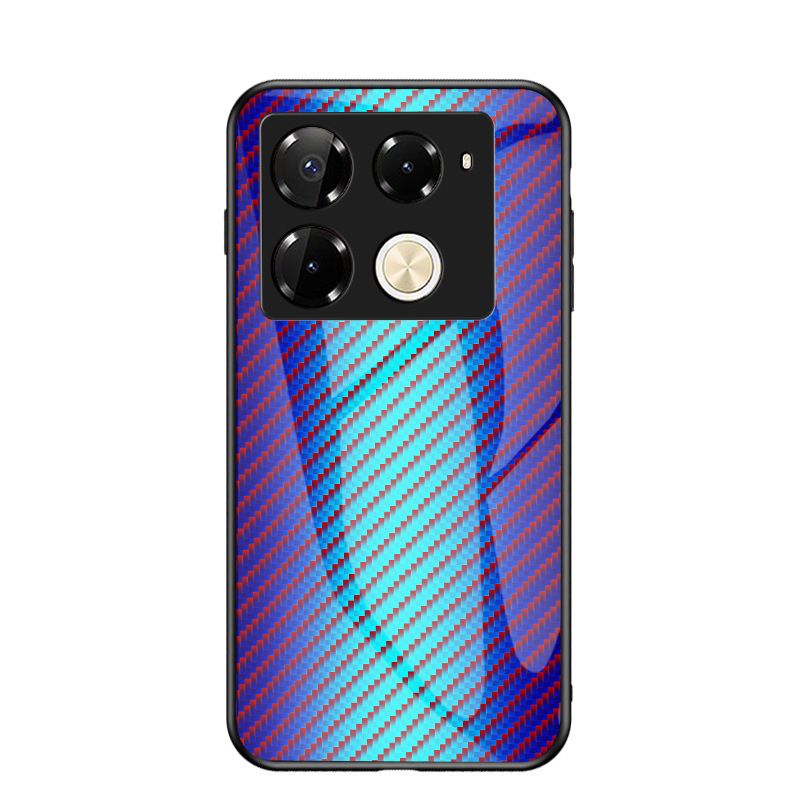 Luxury Gradient Color Casing Cover for Infinix Note 50 Pro 4G,Hot 50 Pro Plus Smart 8 9 HD Hot 50i 30i Itel S25 Ultra Tecno Camon 30S Spark 20 Pro Plus Fiber Pattern Glass Painting Tempered Glass Case