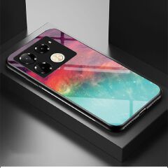 Luxury Gradient Color Casing Cover for Infinix Note 50 Pro 4G,Hot 50 Pro Plus Smart 8 9 HD Hot 50i 30i Itel S25 Ultra Tecno Camon 30S 20 Pro Plus Starry Sky Painting Tempered Glass Back Cover