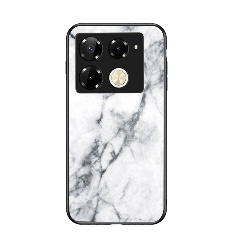 Luxury Gradient Color Casing Cover for Infinix Note 50 Pro 4G,Hot 50 Pro Plus Smart 8 9 HD Hot 50i 30i Itel S25 Ultra Tecno Camon 30S 20 Pro Plus Painted Marble Tempered Glass Back Cover