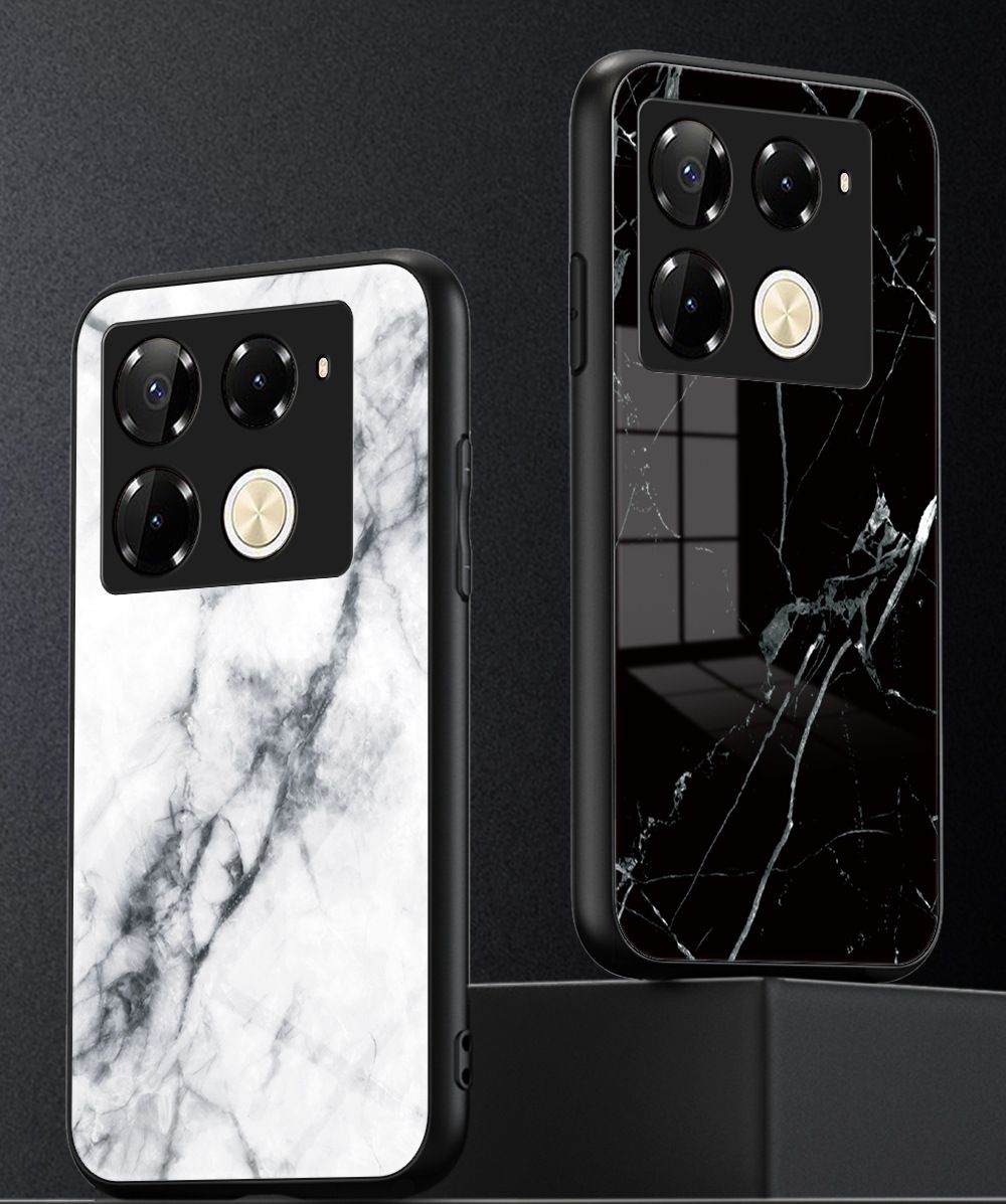 Luxury Gradient Color Casing Cover for Infinix Note 50 Pro 4G,Hot 50 Pro Plus Smart 8 9 HD Hot 50i 30i Itel S25 Ultra Tecno Camon 30S 20 Pro Plus Painted Marble Tempered Glass Back Cover