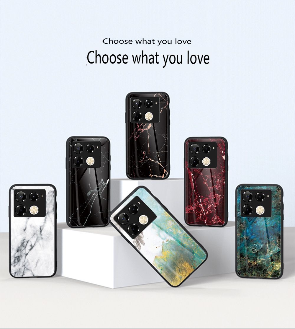 Luxury Gradient Color Casing Cover for Infinix Note 50 Pro 4G,Hot 50 Pro Plus Smart 8 9 HD Hot 50i 30i Itel S25 Ultra Tecno Camon 30S 20 Pro Plus Painted Marble Tempered Glass Back Cover