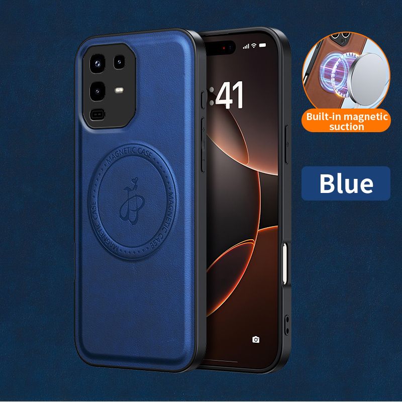 Rugged Magnetic Holder Phone Case for Infinix Note 50 Pro 40 Pro Plus Hot 40i PU Leather Kickstand Back Cover