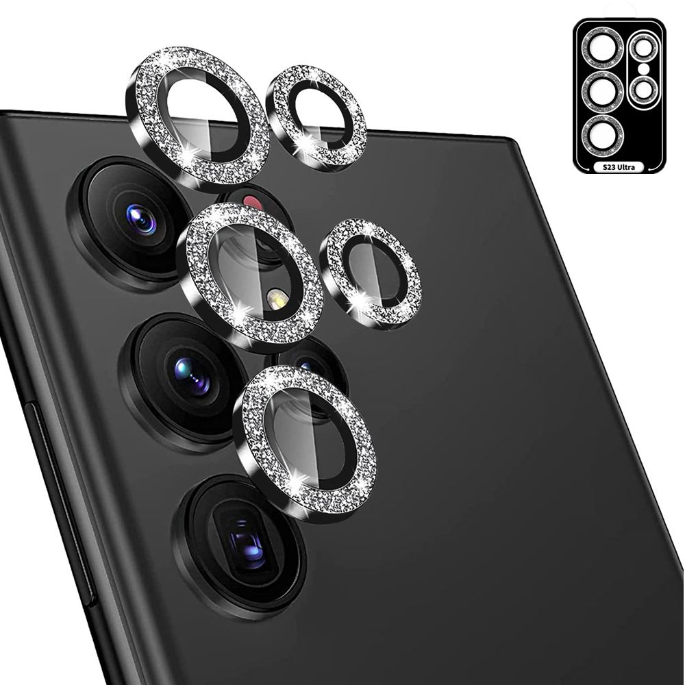 Samsung Galaxy S24 S23 S22 Ultra Camera Lens Protection Film Flash & Camera Cover, Tempered Glass Transparent Screen Protection Film Accessories