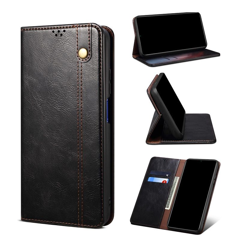 Leather Phone Case Flip Cover for OPPO Reno 13 Pro 12 12F 11F 11 10 Pro Oil Wax Pattern Leather Case Shockproof Protection Stand Holder Magnetic PU Leather Case