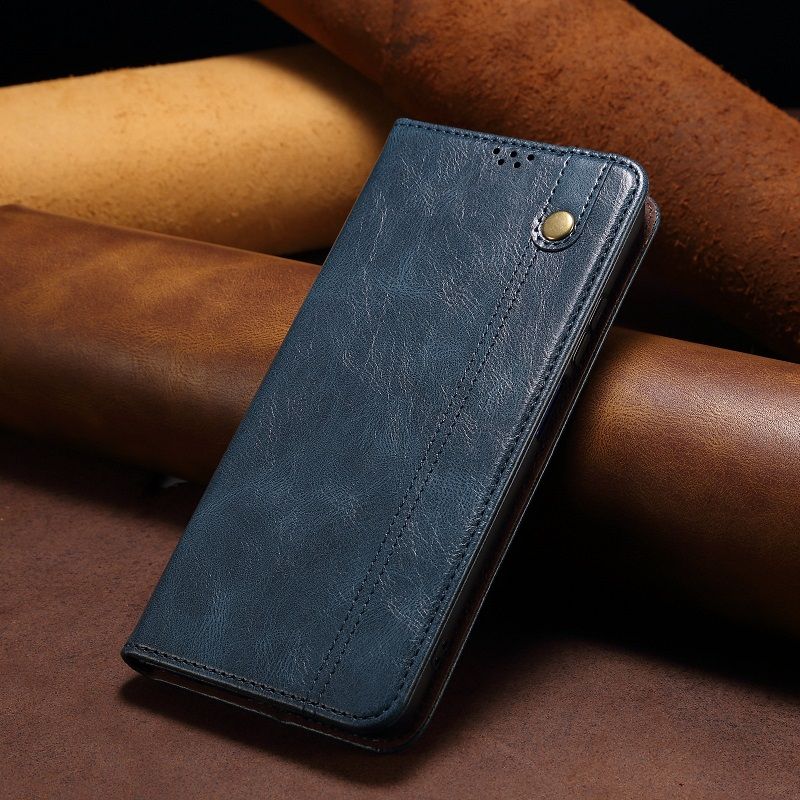 Leather Phone Case Flip Cover for Vivo V50 V40 Lite V40 Pro V30 Pro V29 V27 Pro Oil Wax Pattern Leather Case Stand Magnetic PU Leather Case