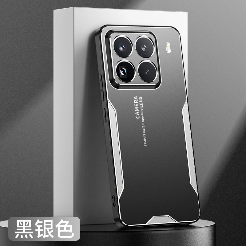 Phone Case for Xiaomi 15 Pro 14 Pro15 Ultra 14T 13 Pro 13T 12 12T Pro Luxury Metal Frosted Camera Protector Cover Soft TPU Bumper Hard Back