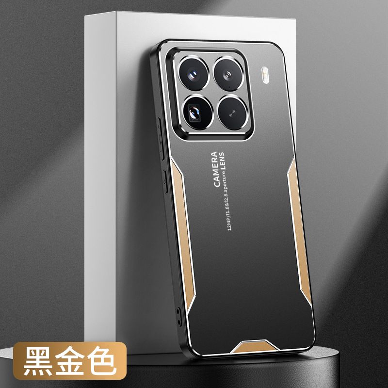 Phone Case for Xiaomi 15 Pro 14 Pro15 Ultra 14T 13 Pro 13T 12 12T Pro Luxury Metal Frosted Camera Protector Cover Soft TPU Bumper Hard Back
