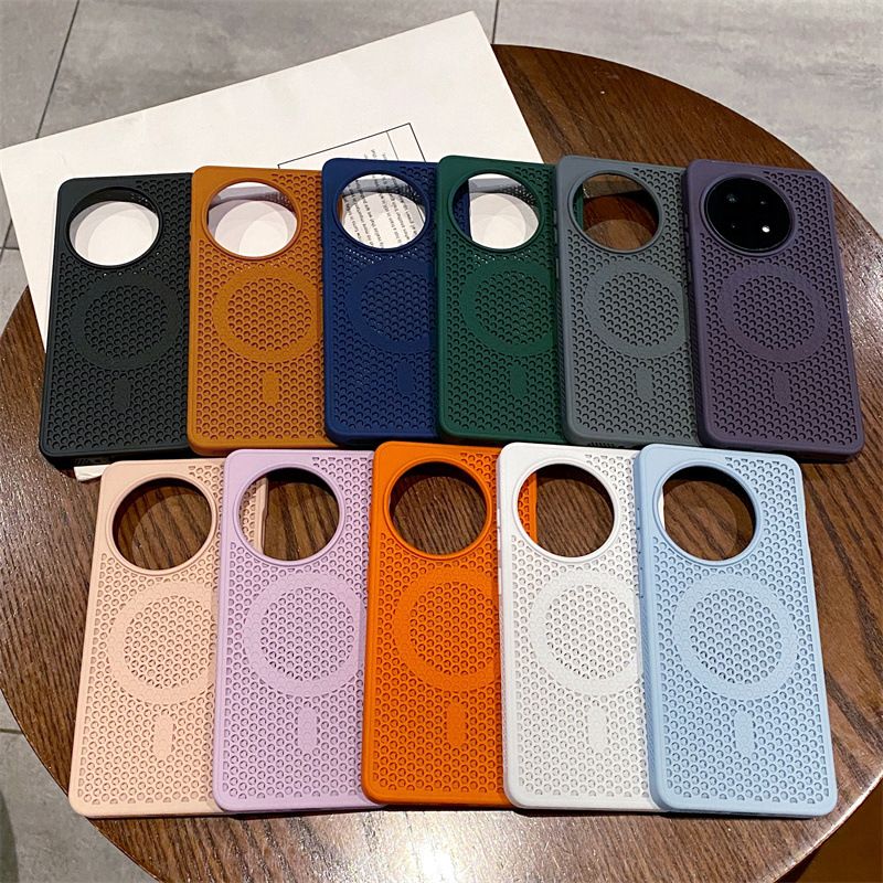 Luxury Heat Dissipate Magnetic Cell Phone Case for OnePlus 13 13R 12 12R Ace 5 3 Pro With Wireless Charging Shockproof Cover