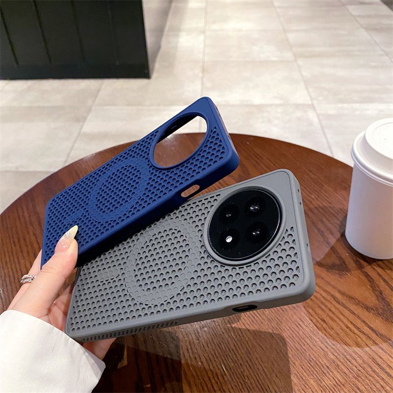 Luxury Heat Dissipate Magnetic Cell Phone Case for OnePlus 13 13R 12 12R Ace 5 3 Pro With Wireless Charging Shockproof Cover