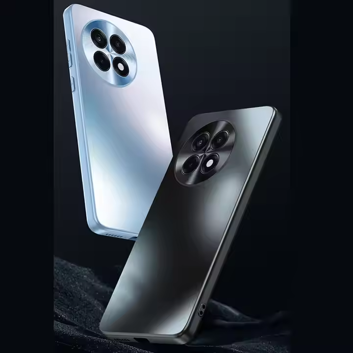 Matte Acrylic Back Cover Metal Camera Protective Phone Case for OnePlus 13 13R 12 12R 11 11R Ace 5 3 2 Pro Hard Shockproof Cover