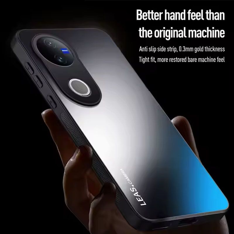 Matte Skin-feeling AG Lens Protection Hard Back Cover Case for Vivo V50 Lite V50 V40 Lite V30 Pro V29 V27 Soft TPU Phone Shell Bumper