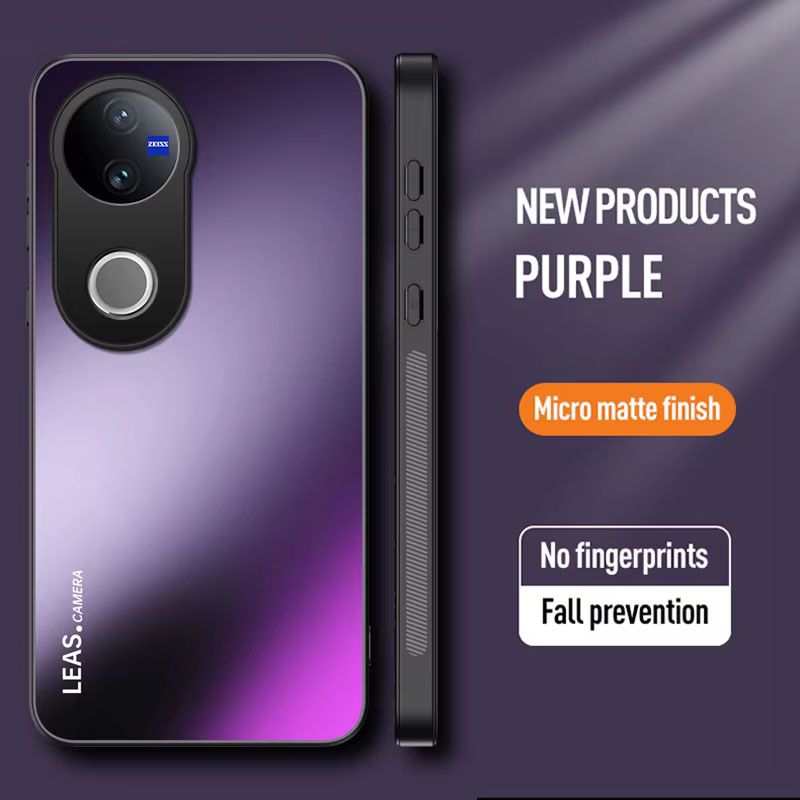 Matte Skin-feeling AG Lens Protection Hard Back Cover Case for Vivo V50 Lite V50 V40 Lite V30 Pro V29 V27 Soft TPU Phone Shell Bumper