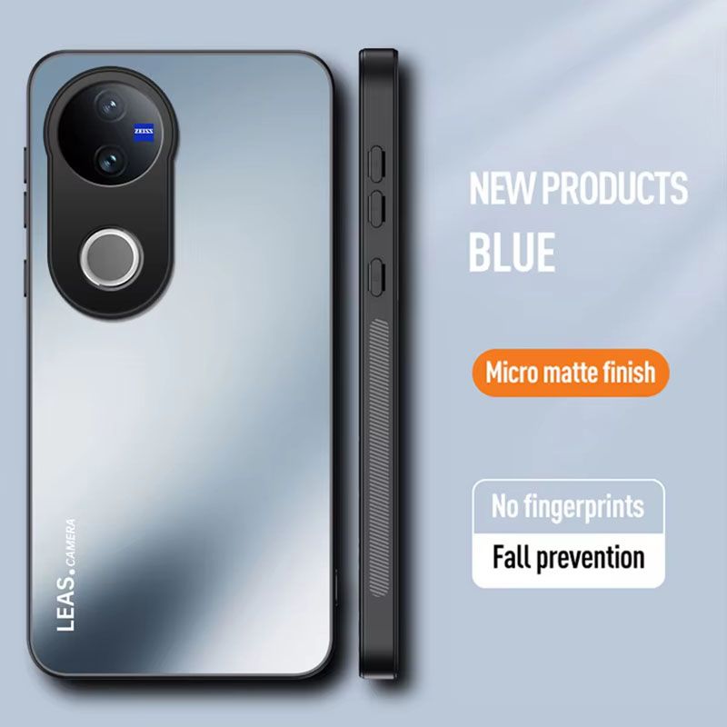 Matte Skin-feeling AG Lens Protection Hard Back Cover Case for Vivo V50 Lite V50 V40 Lite V30 Pro V29 V27 Soft TPU Phone Shell Bumper