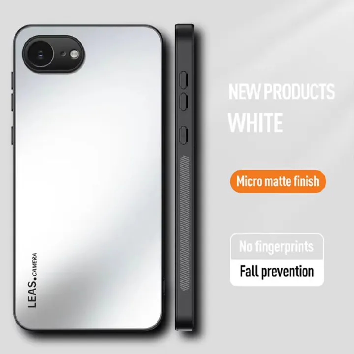 Matte Skin-feeling AG Lens Protection Hard Back Cover Case for iPhone 16e 16 Plus 15 14 Plus 13 12 11 Pro Max XS Max XR X 8 7 6 Plus Soft TPU Phone Shell Bumper