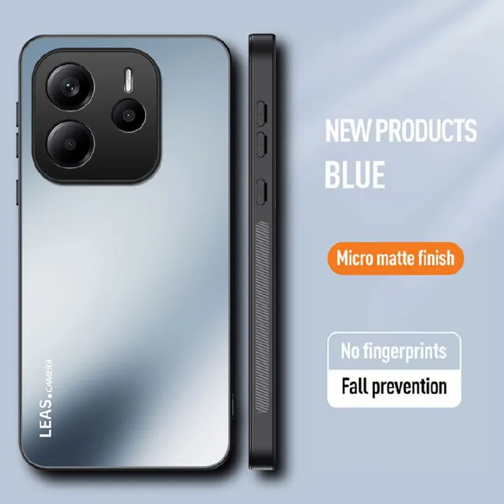 Matte Skin-feeling AG Lens Protection Hard Back Cover Case for Xiaomi Redmi Note 14 Pro 14s 14 Pro+ 13 Pro 13 Soft TPU Phone Shell Bumper