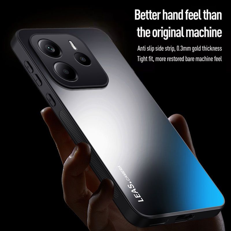 Matte Skin-feeling AG Lens Protection Hard Back Cover Case for Xiaomi Redmi Note 14 Pro 14s 14 Pro+ 13 Pro 13 Soft TPU Phone Shell Bumper