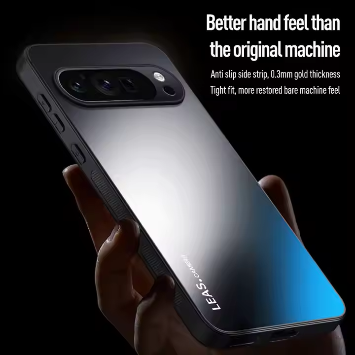 Matte Skin-feeling AG Lens Protection Hard Back Cover Case for Google Pixel 9 Pro XL 8 7 6 9a 8a 7a 6a Soft TPU Phone Shell Bumper