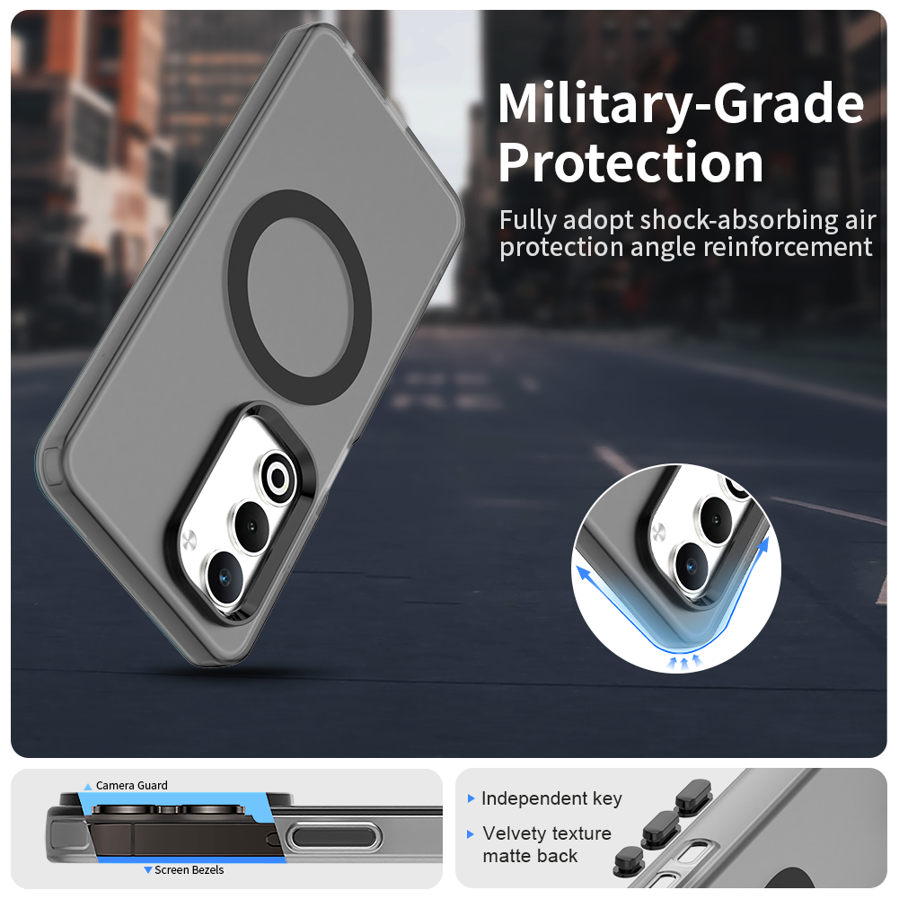 Phone Case for OPPO A5 2025 A80 A3 A3X A40 A60, Compatible with Magsafe,Shockproof Magnetic Case Cover