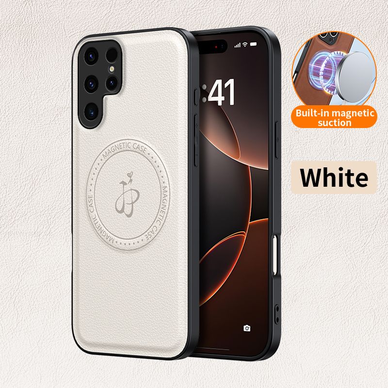 Magnetic Leather Phone Case for Samsung Galaxy S26 Ultra S25 FE S26 Plus S24 FE S23 FE S22 Ultra S21 Plus S21 PU Leather Back Cover for Samsung Galaxy S25 Plus S24 Plus S23 Plus S22 Plus