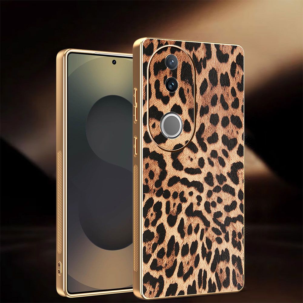 Light Luxury Leather Electroplated Phone Case for Vivo V50 V50 Lite V40 V40 Lite V30 V30 Pro V29 Pro V27e V27 Pro Lens Protection Cover