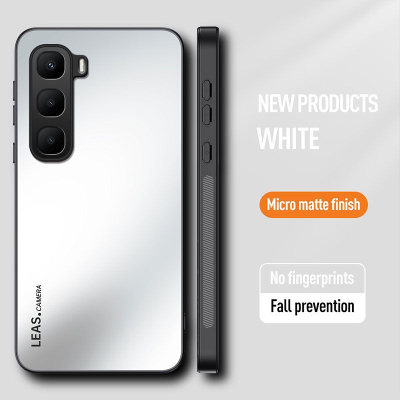 Matte Skin-feeling AG Lens Hard Back Cover Case for Infinix Hot 60 Pro+ Plus 60i 50 Pro+ 50i With Magnetic Bracket Soft TPU Phone Case