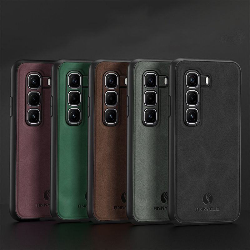 Luxury Business Phone Case for Infinix Hot 60i 60 50 Pro+ Plus 50 Pro 50i 40i 40 Pro 30i Magnetic Sheepskin Leather All-inclusive Back Cover
